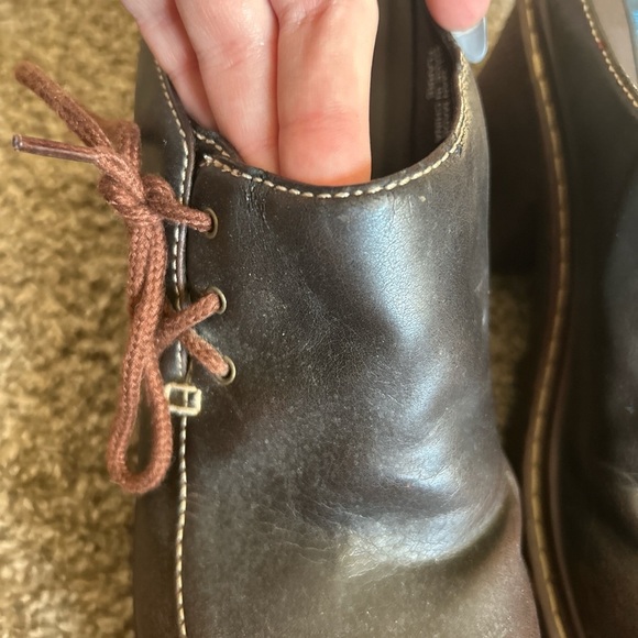 L.E.I. Vintage Y2K Brown Chunky Platform Heels - Picture 4 of 7